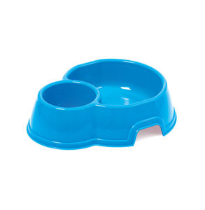 Picture of Mon-Ami double pet bowl cm 24.5 x 20 x 6.5 h - lt. 0.85.