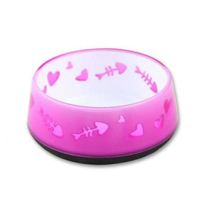 Picture of All for Paws Cat Love Bowl PINK SMALL