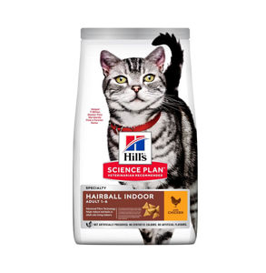 Picture of Hill's Science Plan Hairball Indoor Adult Cat Food with Chicken
