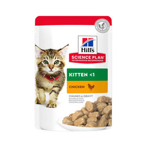 Picture of Hill's Science Tender Chunks in Gravy Kitten Wet Food - Chicken