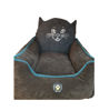 Picture of Pattern Printed Cat Head Cat Bed - Colors