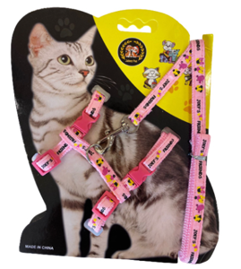 صورة CAT COLLAR & LEASH (1.2M) tr