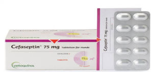 Picture of CEFASEPTIN 75MG 10TAB/STRIPS-VETOQUINOL