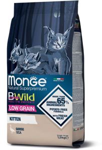 Picture of Monge Cat Bwild Kitten Goose -1.5 Kg