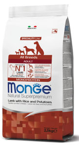 Picture of Monge -Dog Adult Lamb With Rice And Potatoes - 12Kg