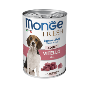 Picture of Monge Fresh Adult Dog Chunks in Loaf with Veal -400 g