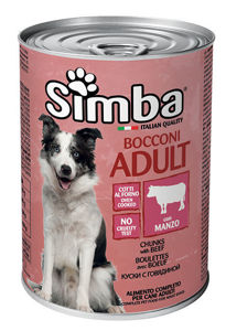 Picture of Simba Dog Chunks with Beef 415 g